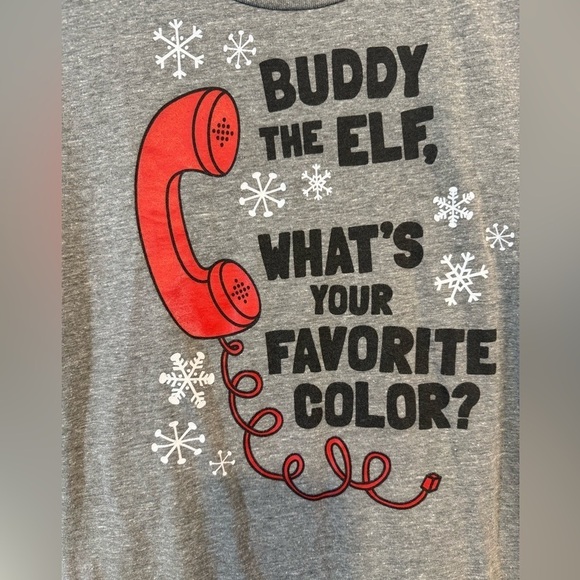 Ripple Junction Elf the Movie Gray Short Sleeve T-Shirt Size Small - Picture 8 of 9